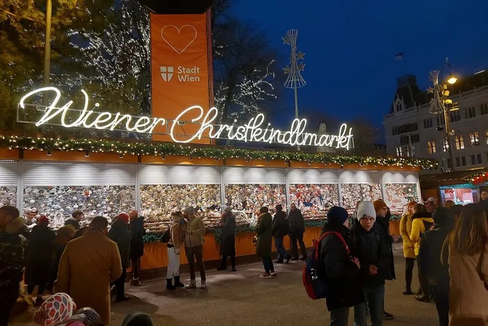 The Christmas market on Vienna's Rathausplatz